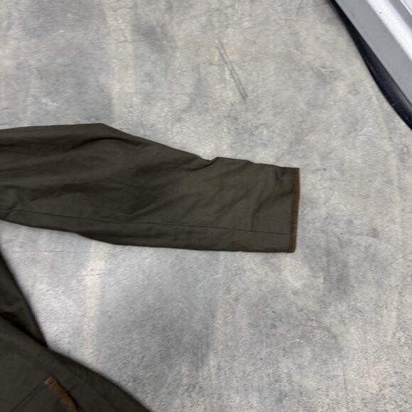 Lauren Ralph Lauren Women’s Olive Green Field Jacket Size M Corduroy Collar - Picture 10 of 16